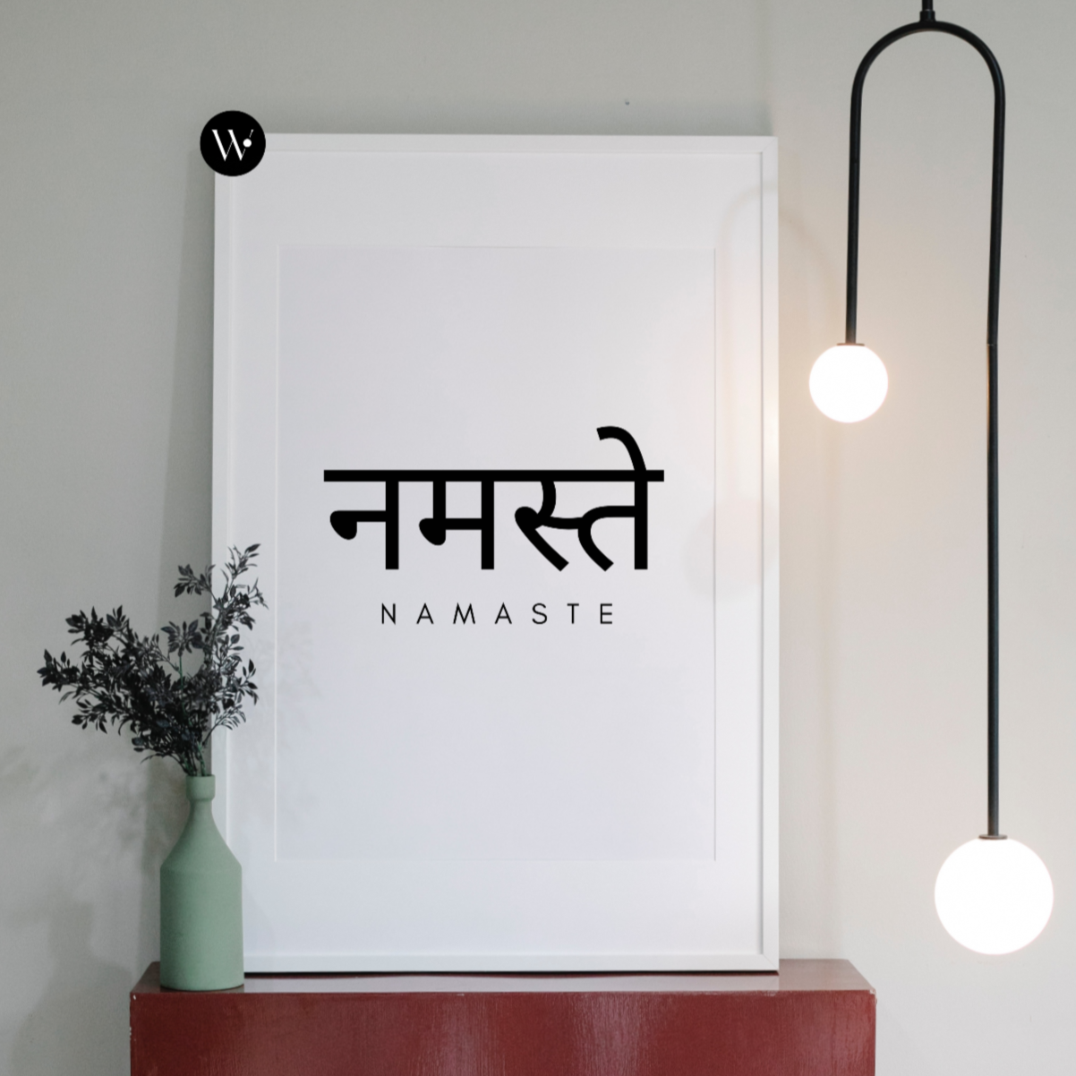 A4 Namaste A signed print