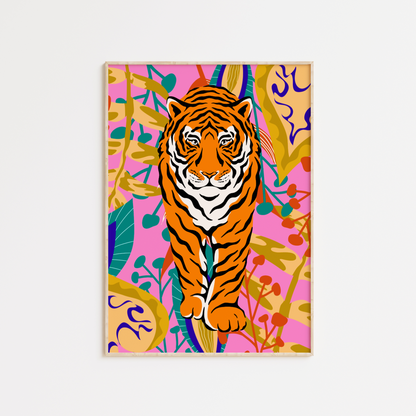 A4 | SAMPLE | TIGER SAFARI PRINT