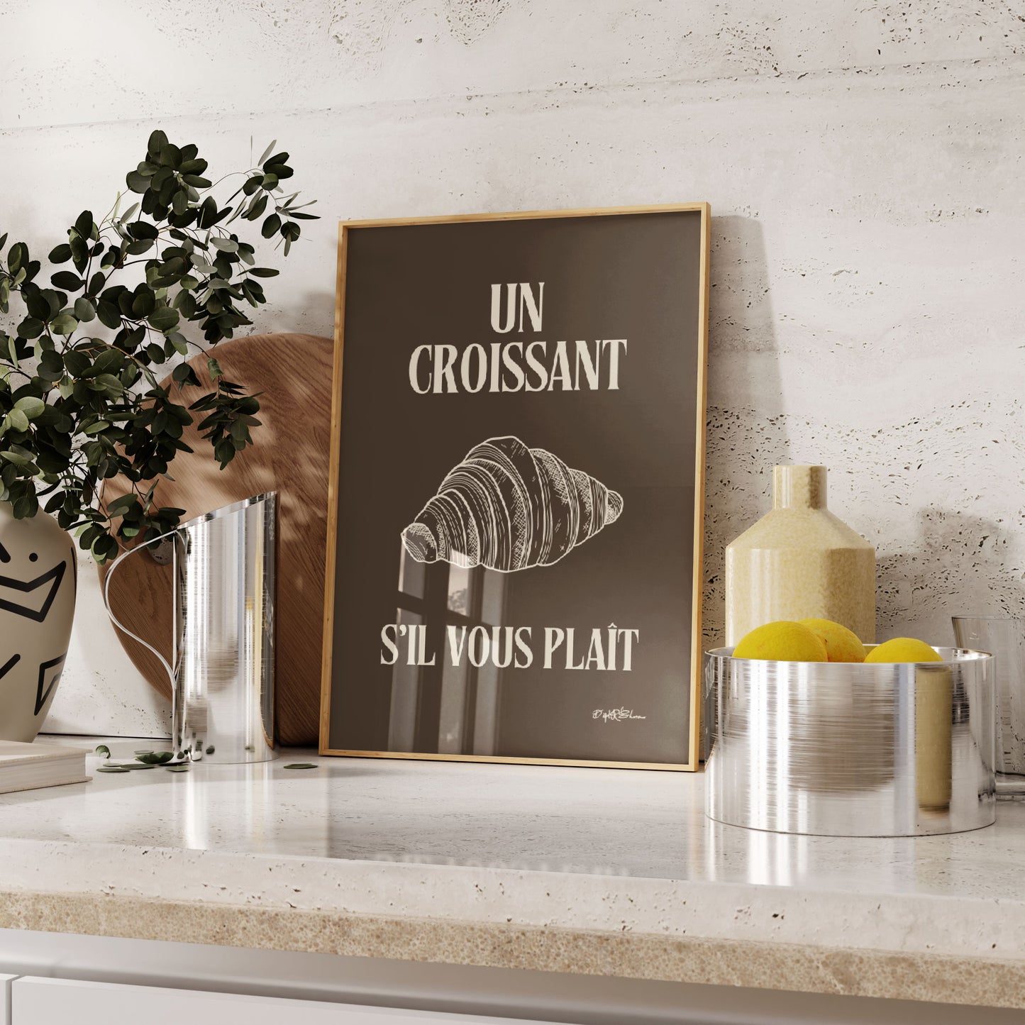 Un Croissant Print