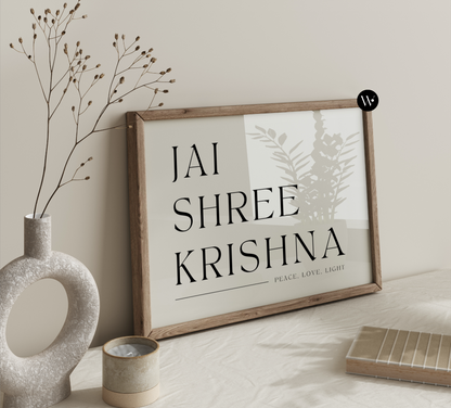 JAI SHREE KRISHNA PRINT