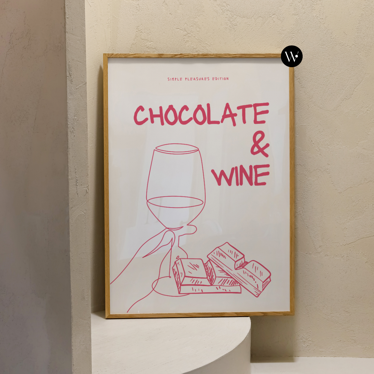 Chocolate & Wine Print
