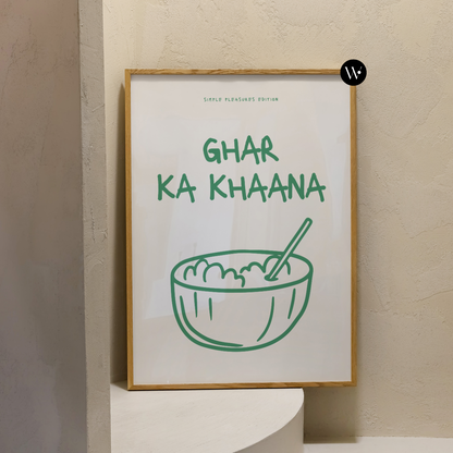 GHAR KA KHAANA PRINT