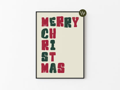 A3 | SAMPLE | MERRY CHRISTMAS PRINT