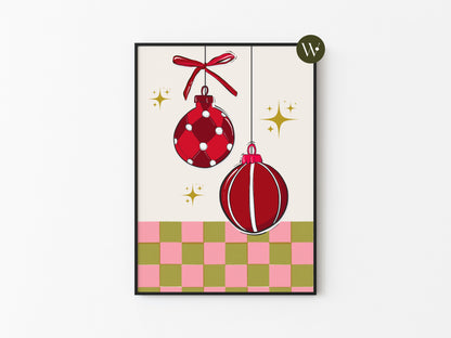 BAUBLES OF JOY PRINT