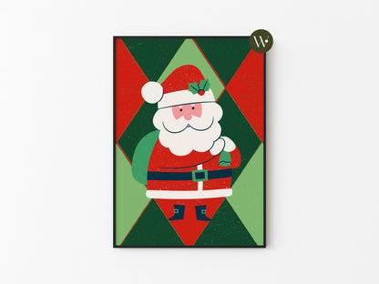 SANTA PRINT