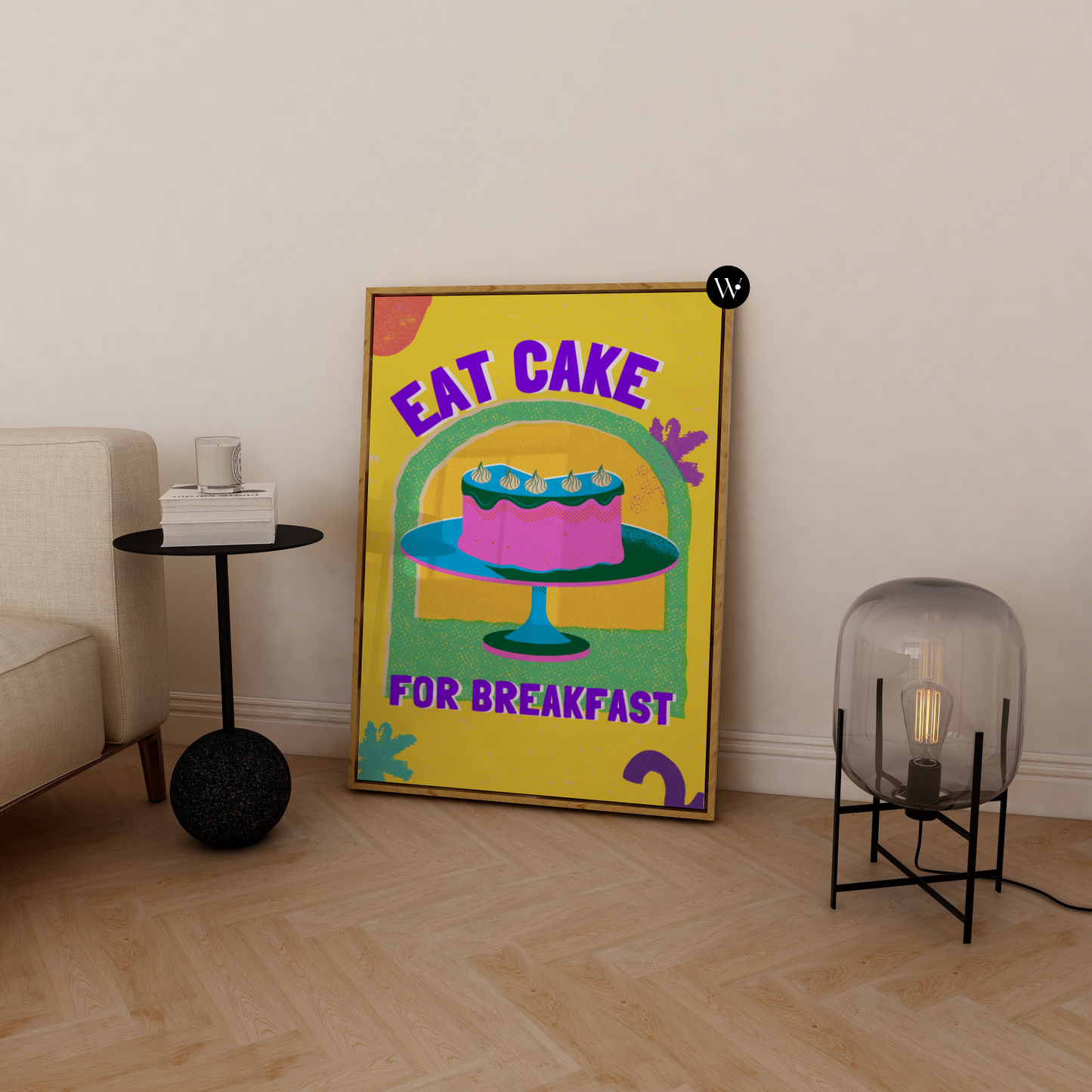 EAT CAKE FOR BREAKFAST PRINT