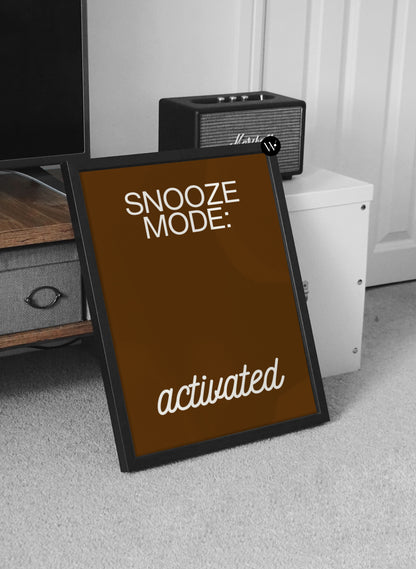 Snooze Mode Print