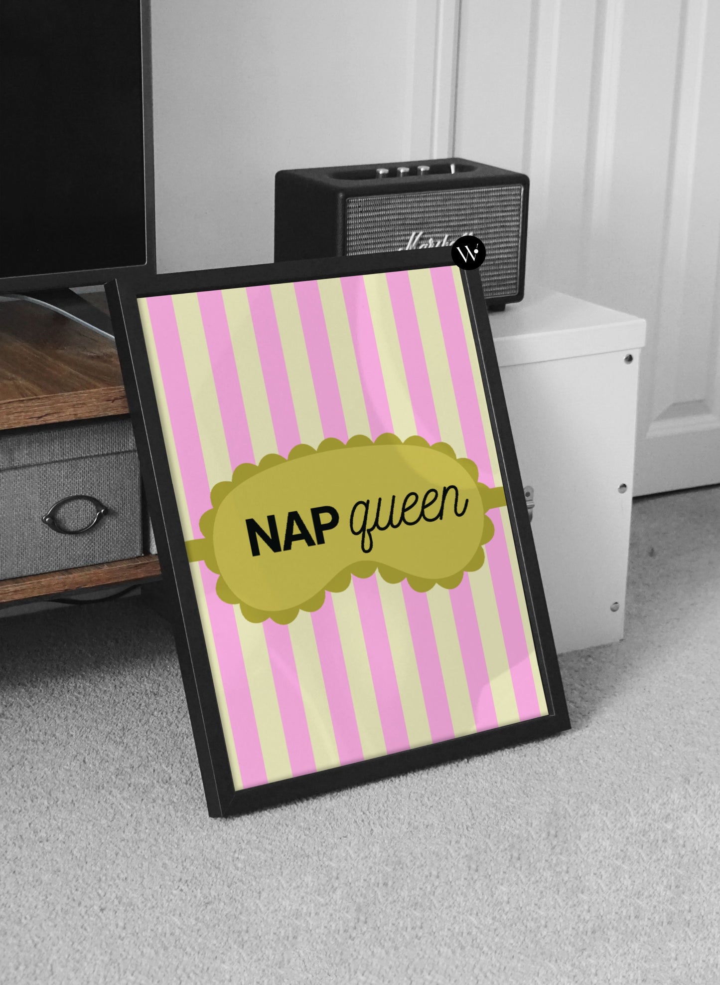 Nap Queen Mask Print