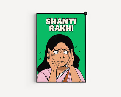 Shanti Rakh Print