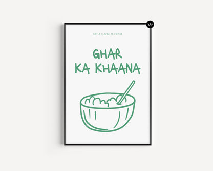 GHAR KA KHAANA PRINT