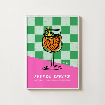 APEROL SPRITZ COCKTAIL PRINT