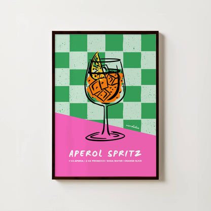 APEROL SPRITZ COCKTAIL PRINT