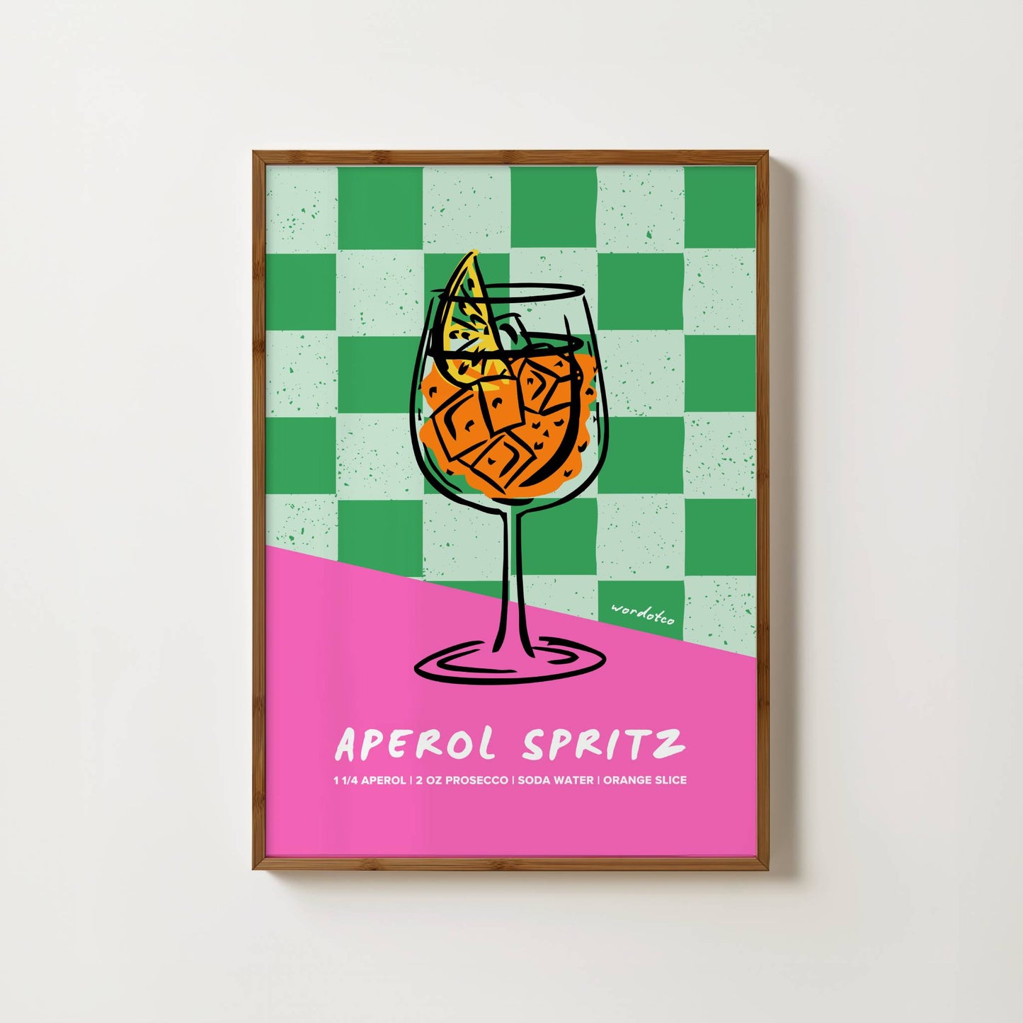 APEROL SPRITZ COCKTAIL PRINT