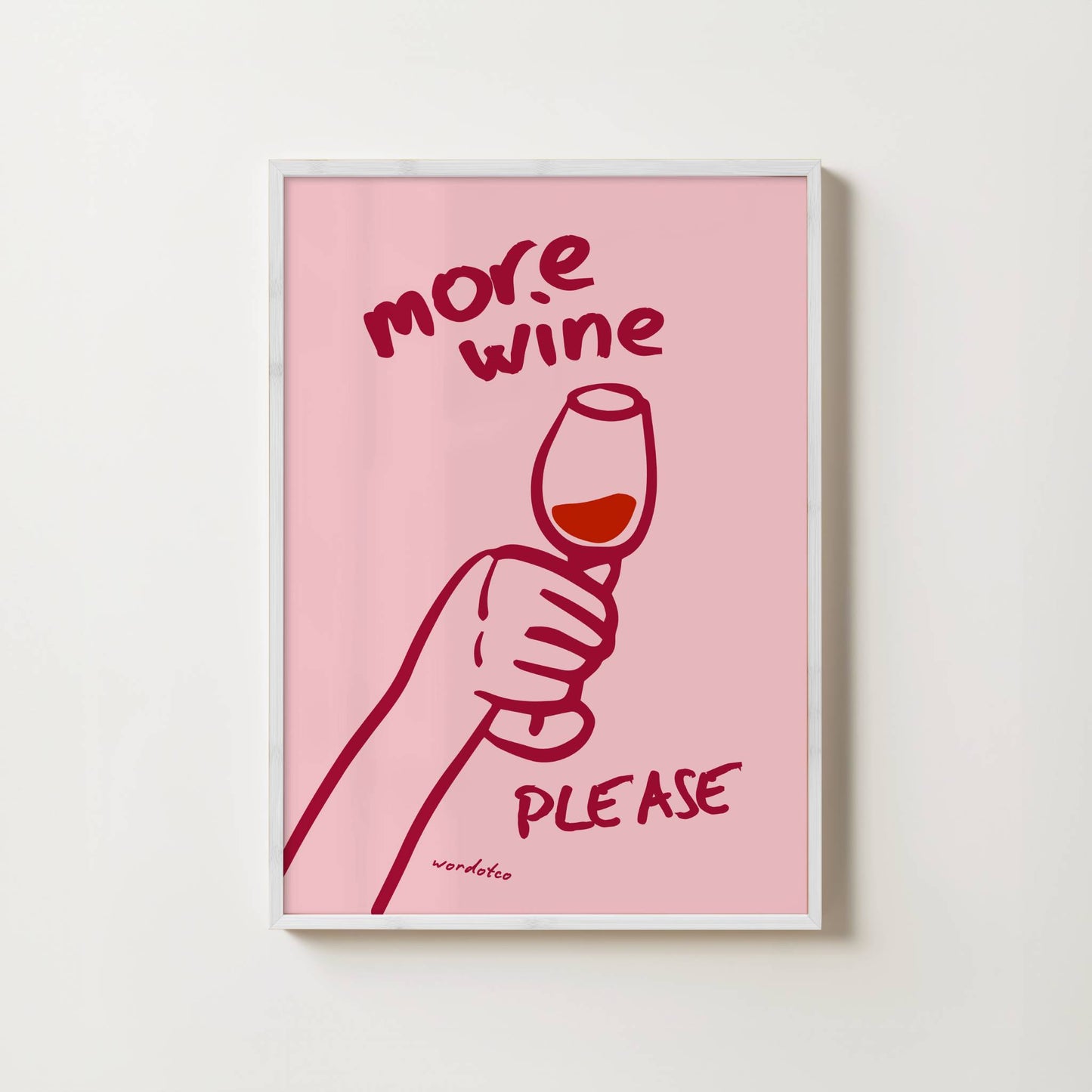 MORE WINE PLEASE PRINT