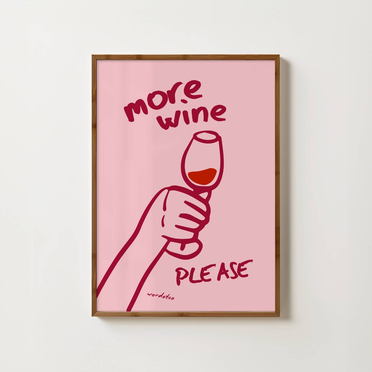 MORE WINE PLEASE PRINT