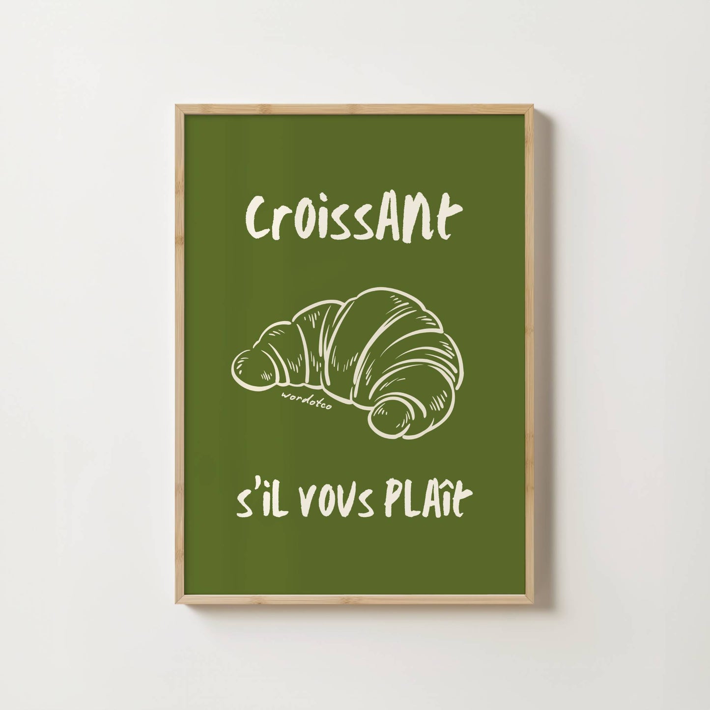 UN CROISSANT PRINT