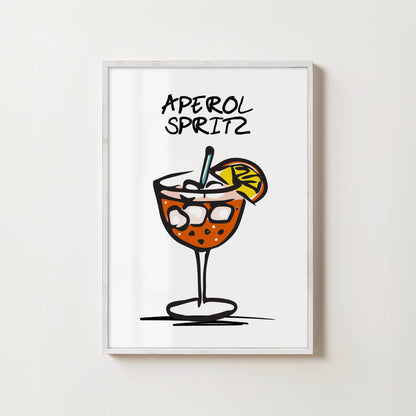 APEROL SPRITZ COCKTAIL PRINT