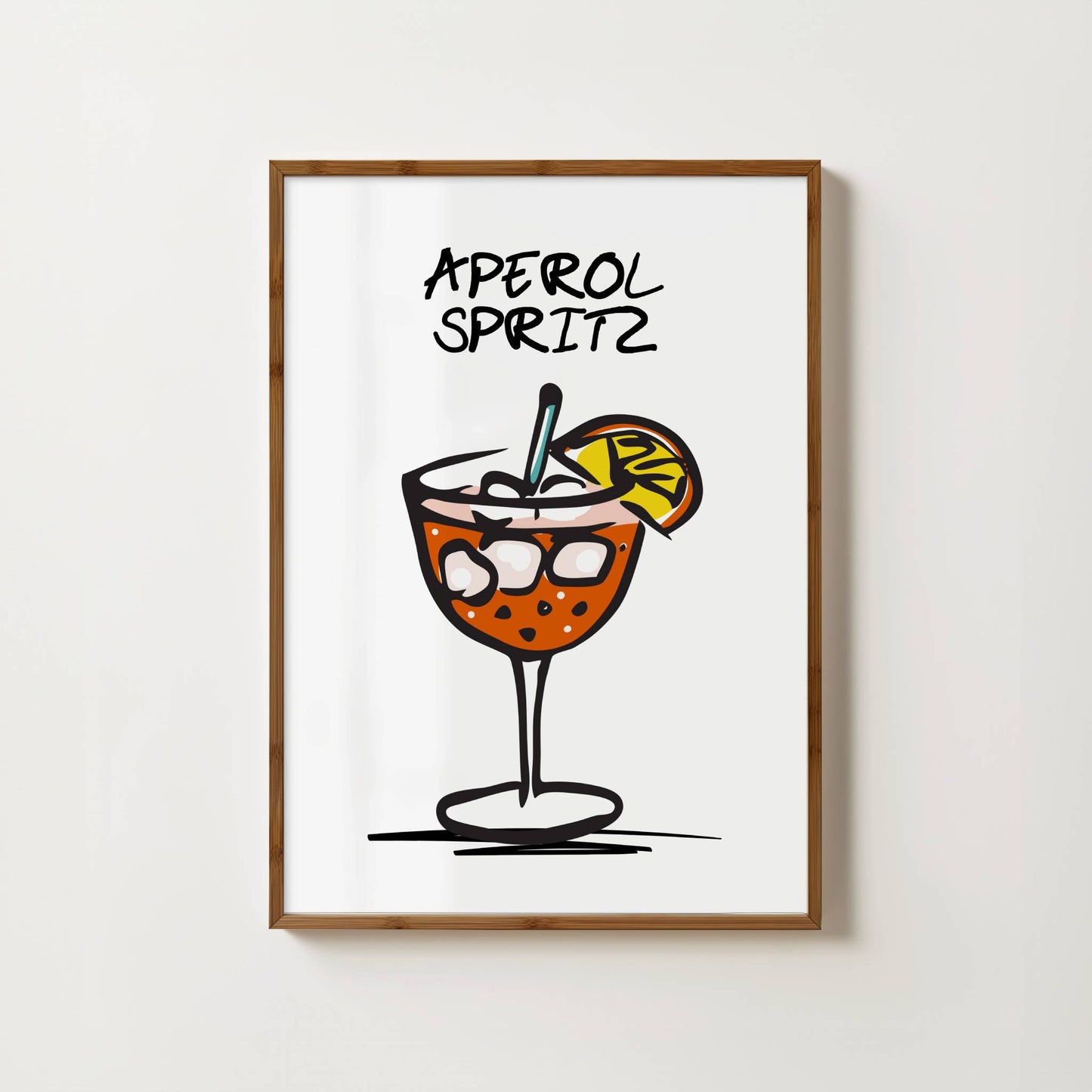 APEROL SPRITZ COCKTAIL PRINT