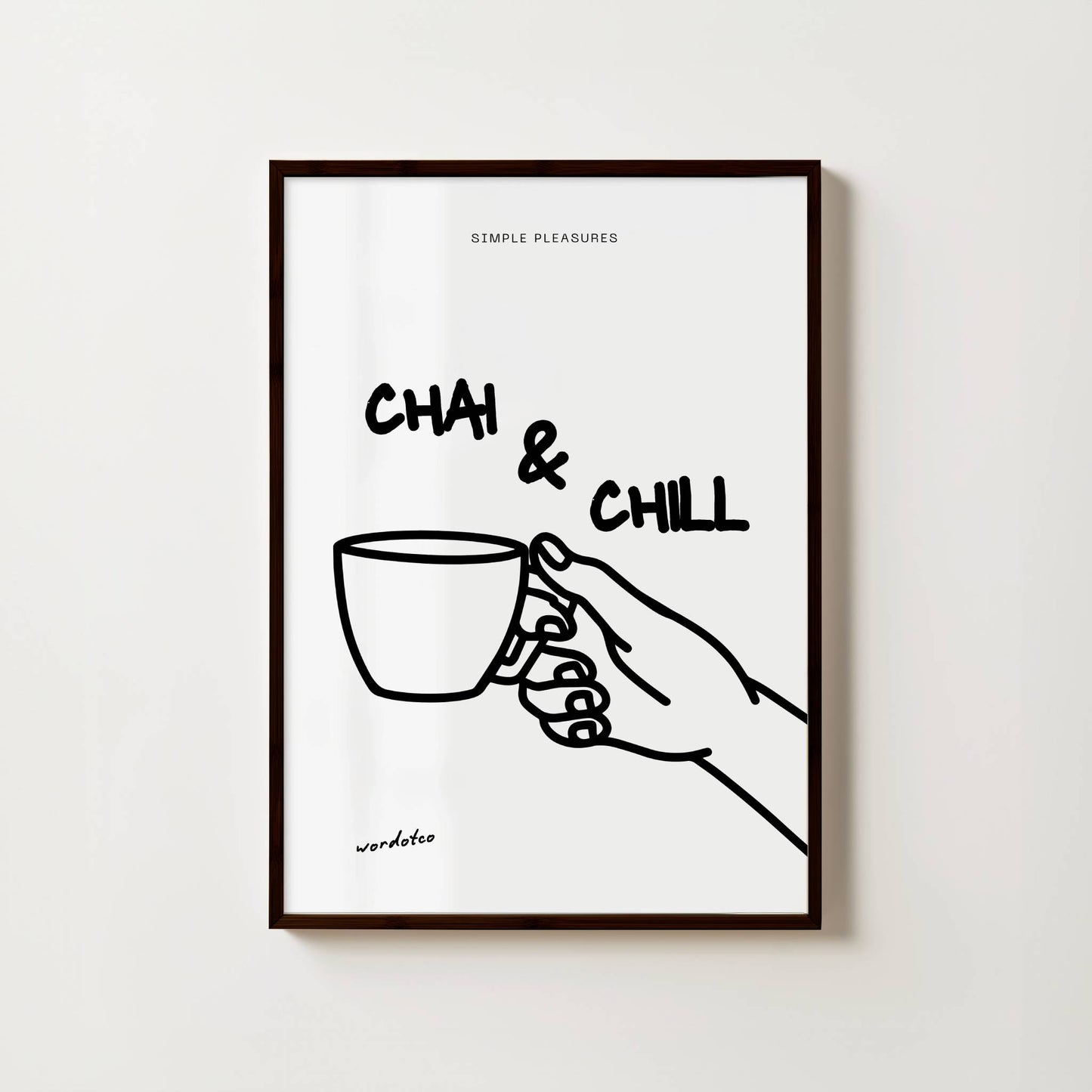 CHAI & CHILL PRINT