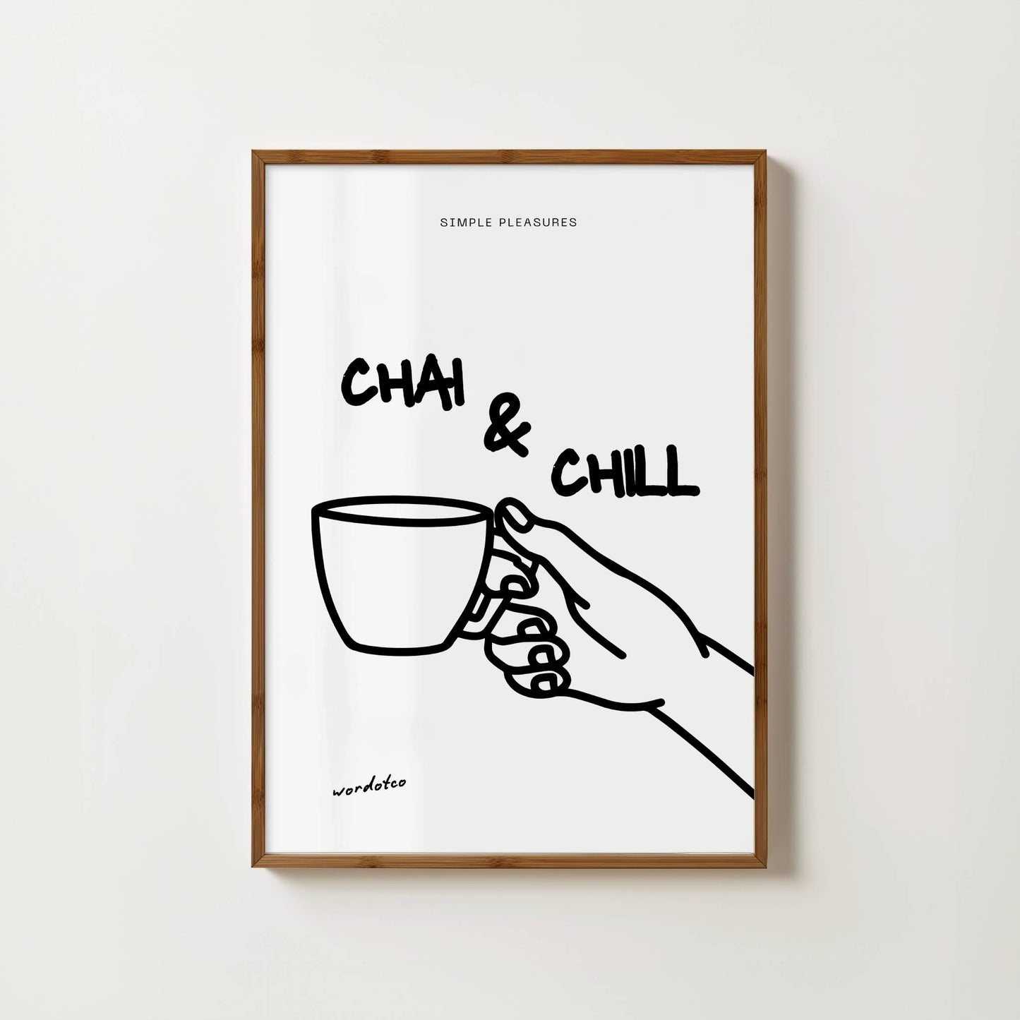 CHAI & CHILL PRINT