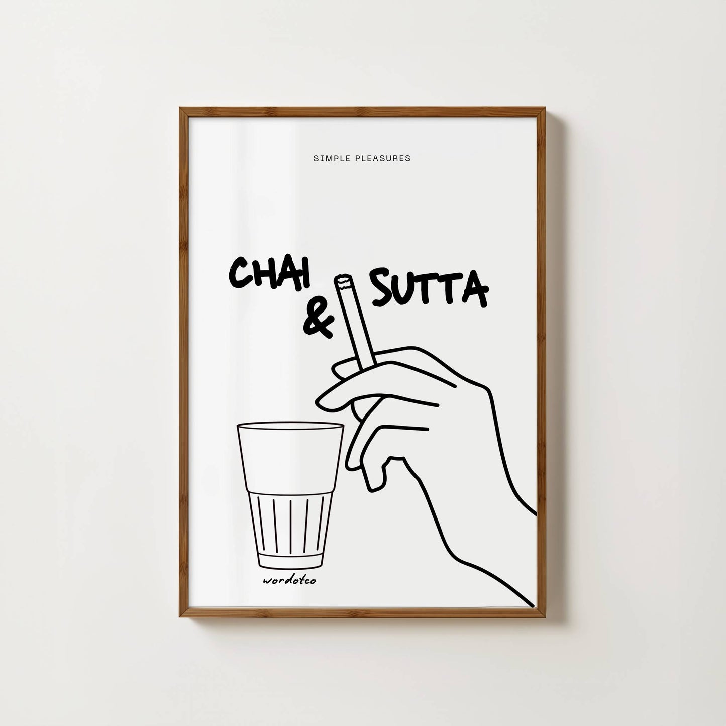 CHAI & SUTTA PRINT