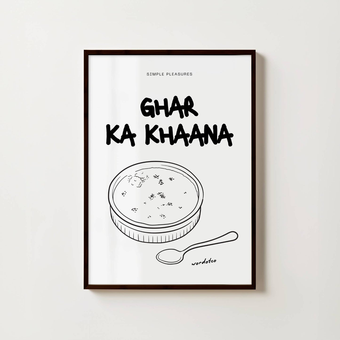 GHAR KA KHAANA PRINT