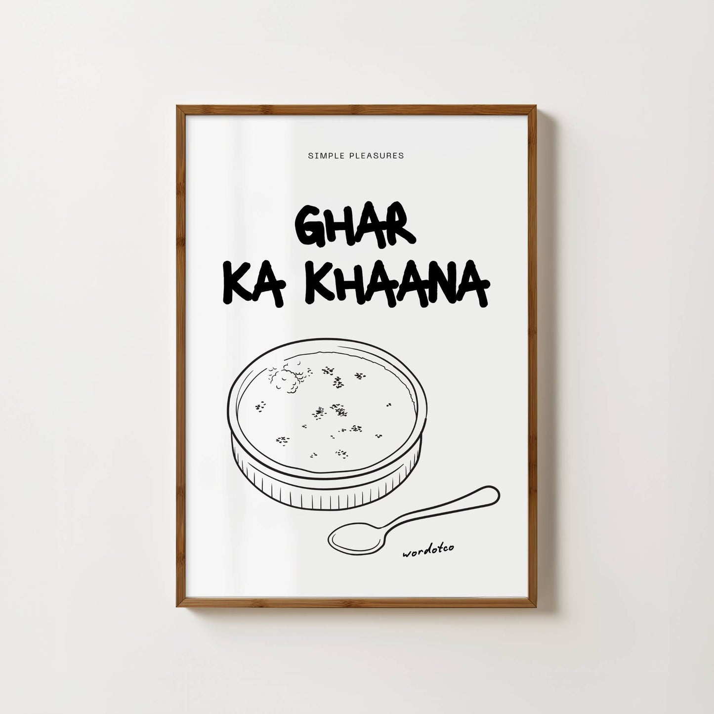 GHAR KA KHAANA PRINT