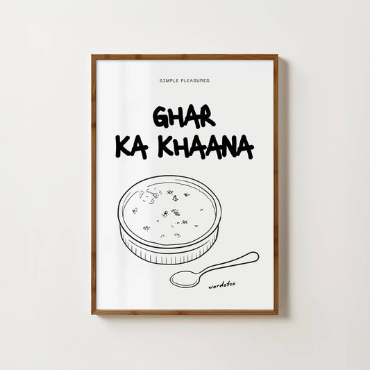 GHAR KA KHAANA PRINT