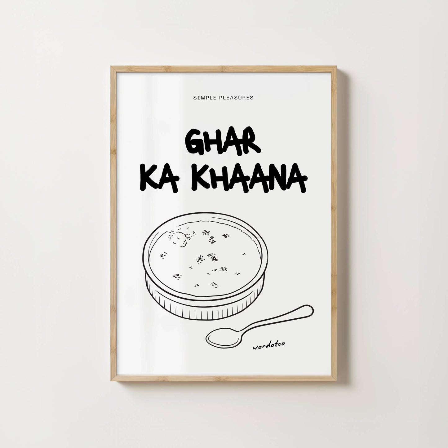 GHAR KA KHAANA PRINT