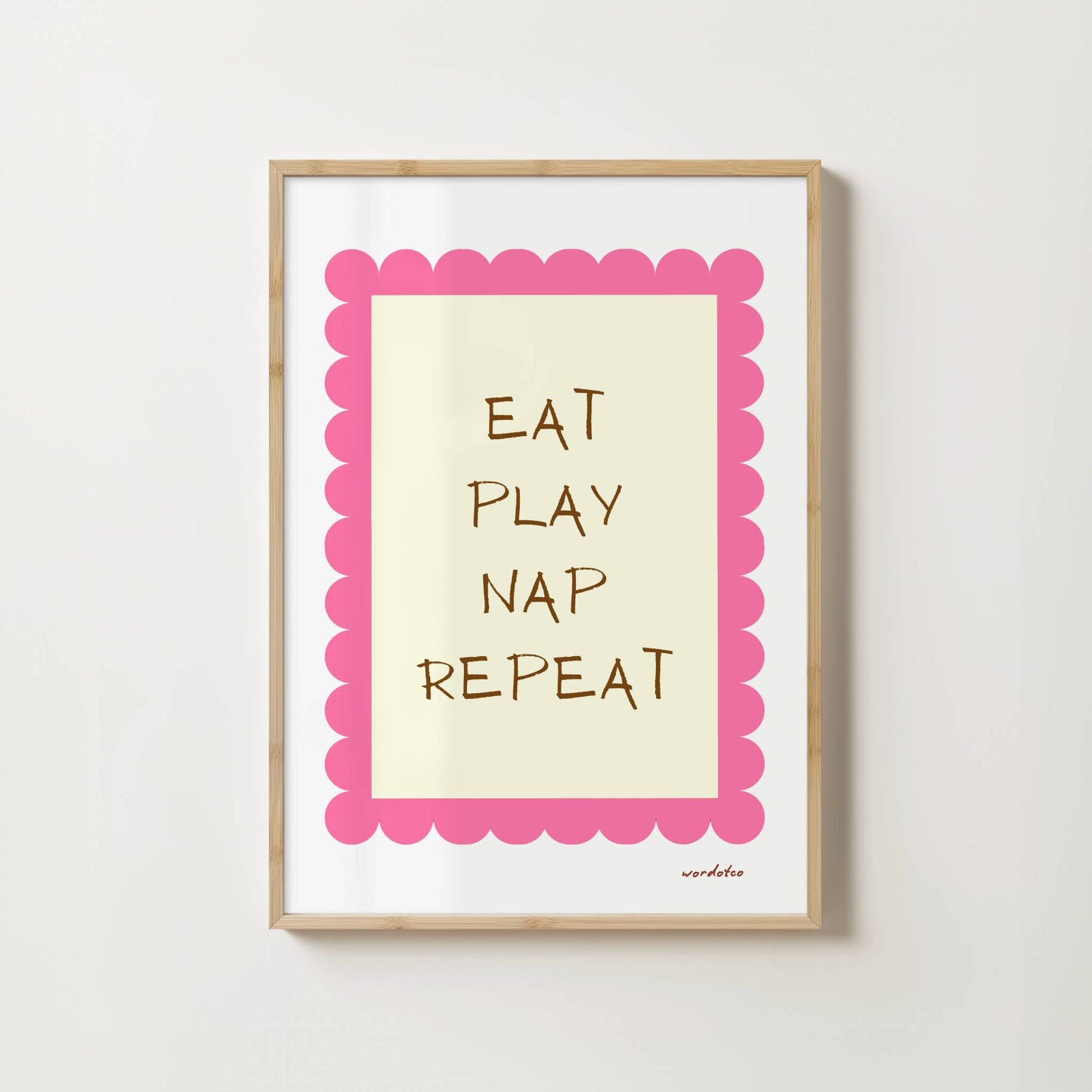 EAT PLAY NAP REPEAT PRINT