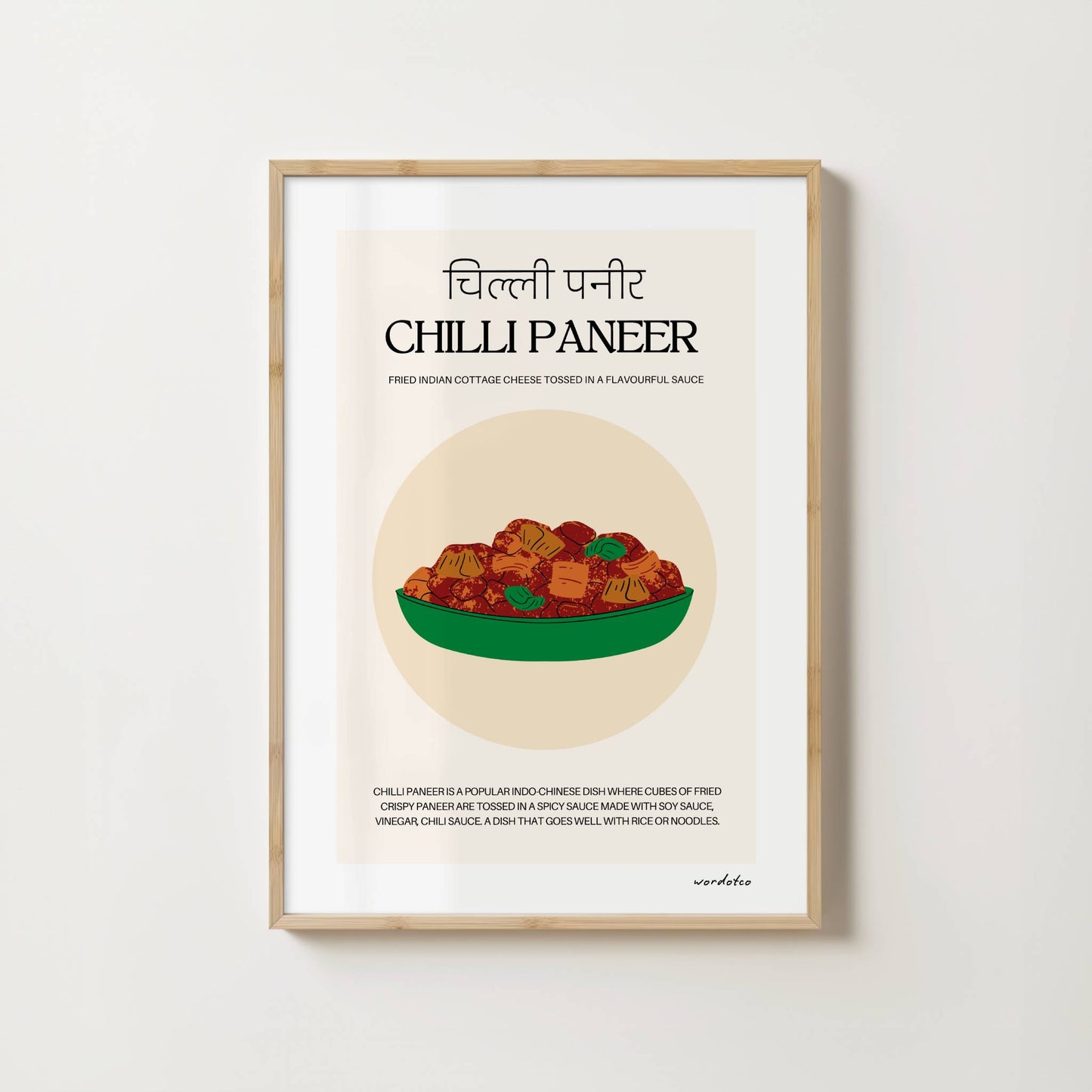 CHILLI PANEER PRINT