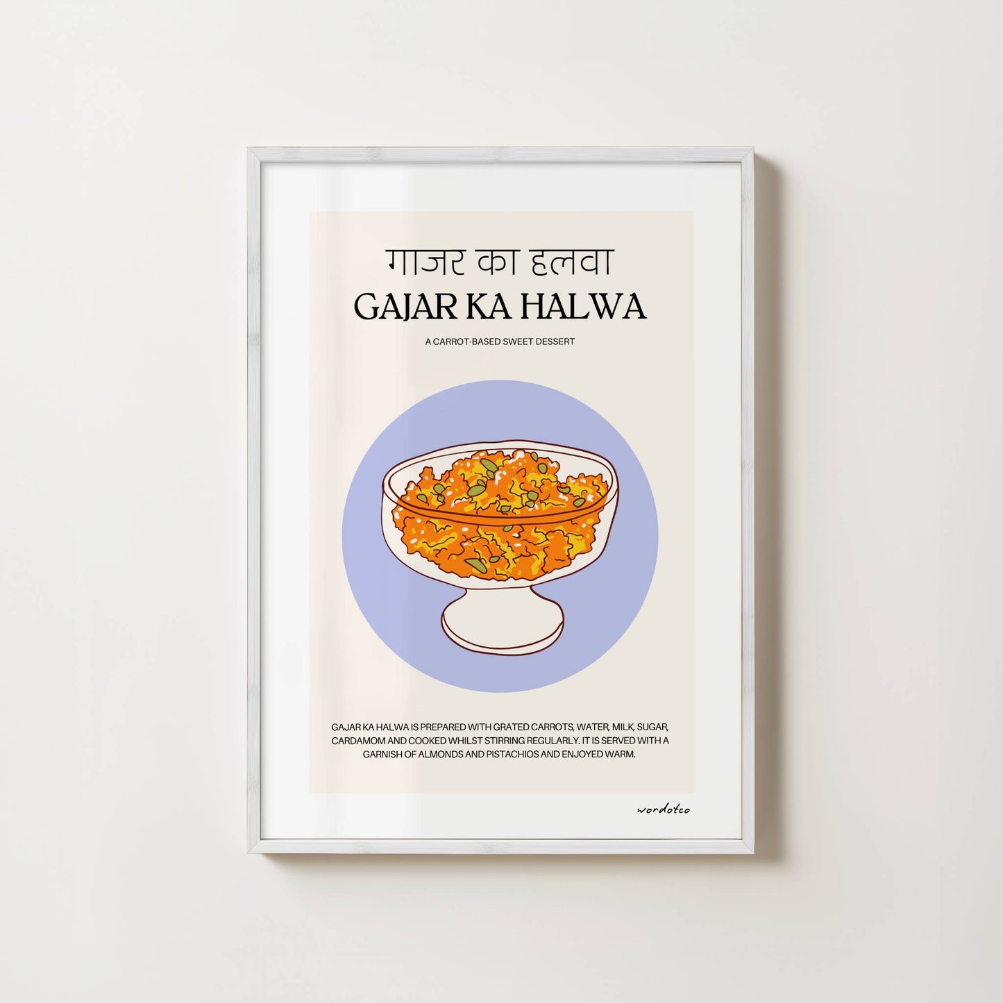 GAJAR KA HALWA PRINT