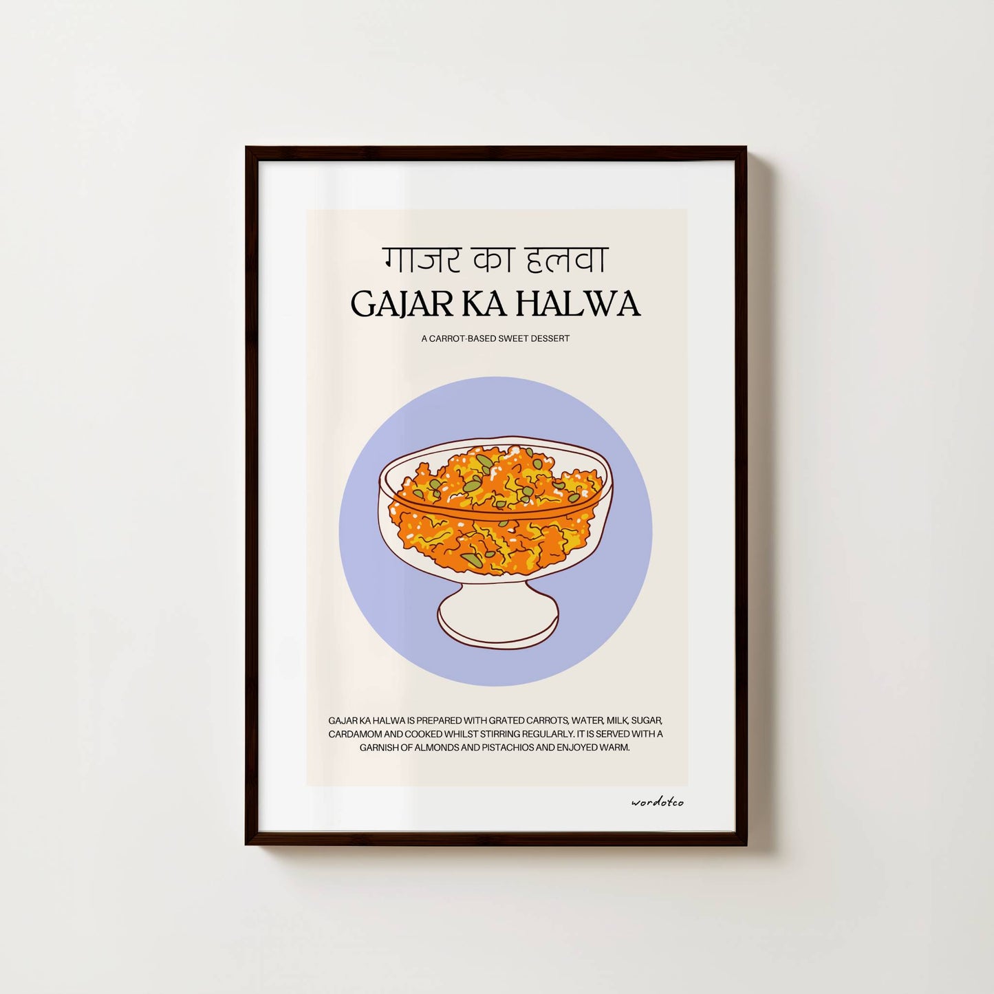 GAJAR KA HALWA PRINT