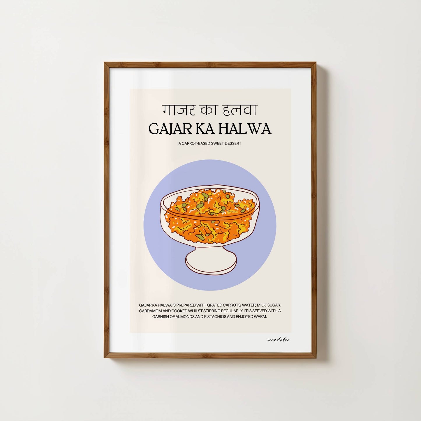 GAJAR KA HALWA PRINT