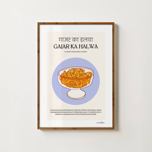 GAJAR KA HALWA PRINT