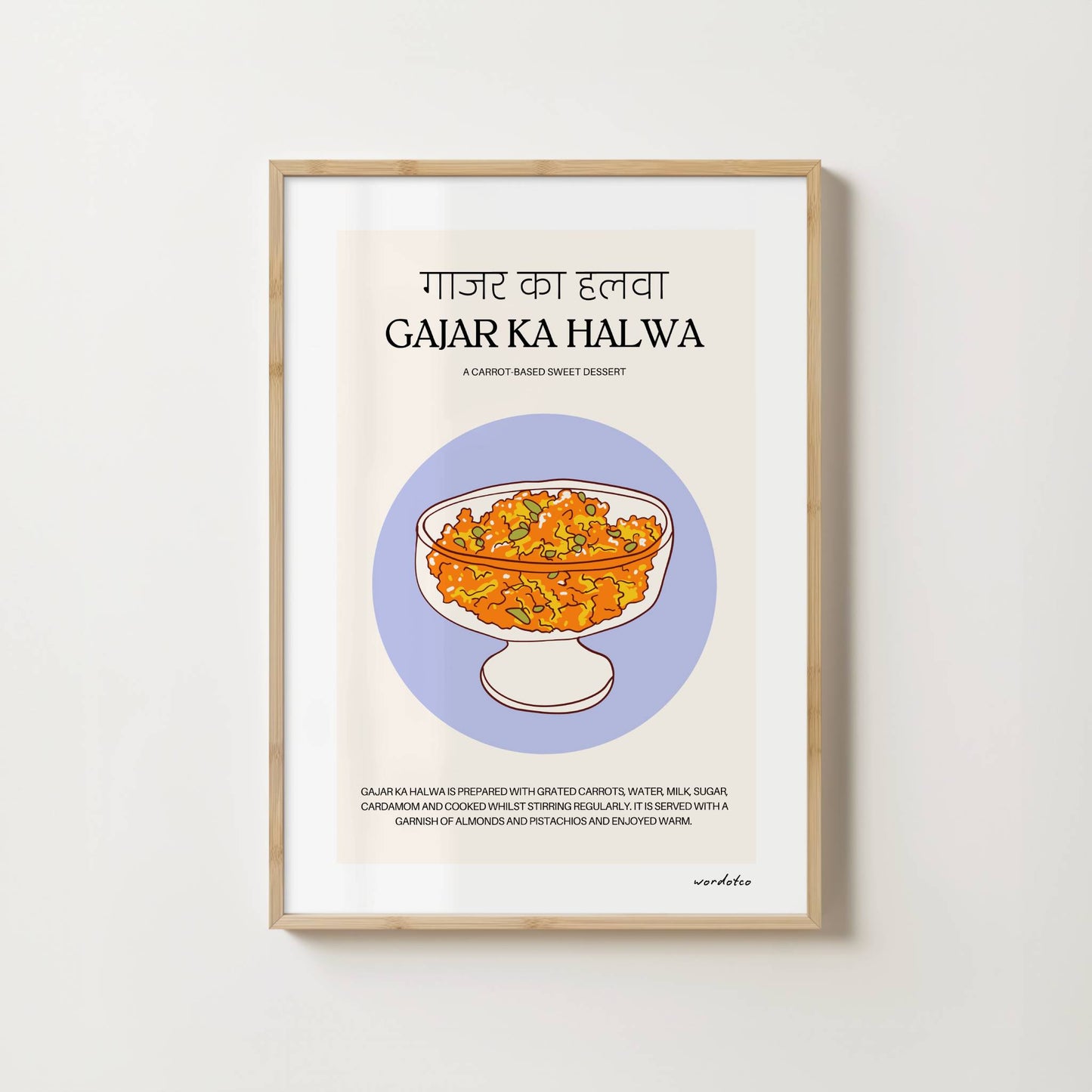 GAJAR KA HALWA PRINT