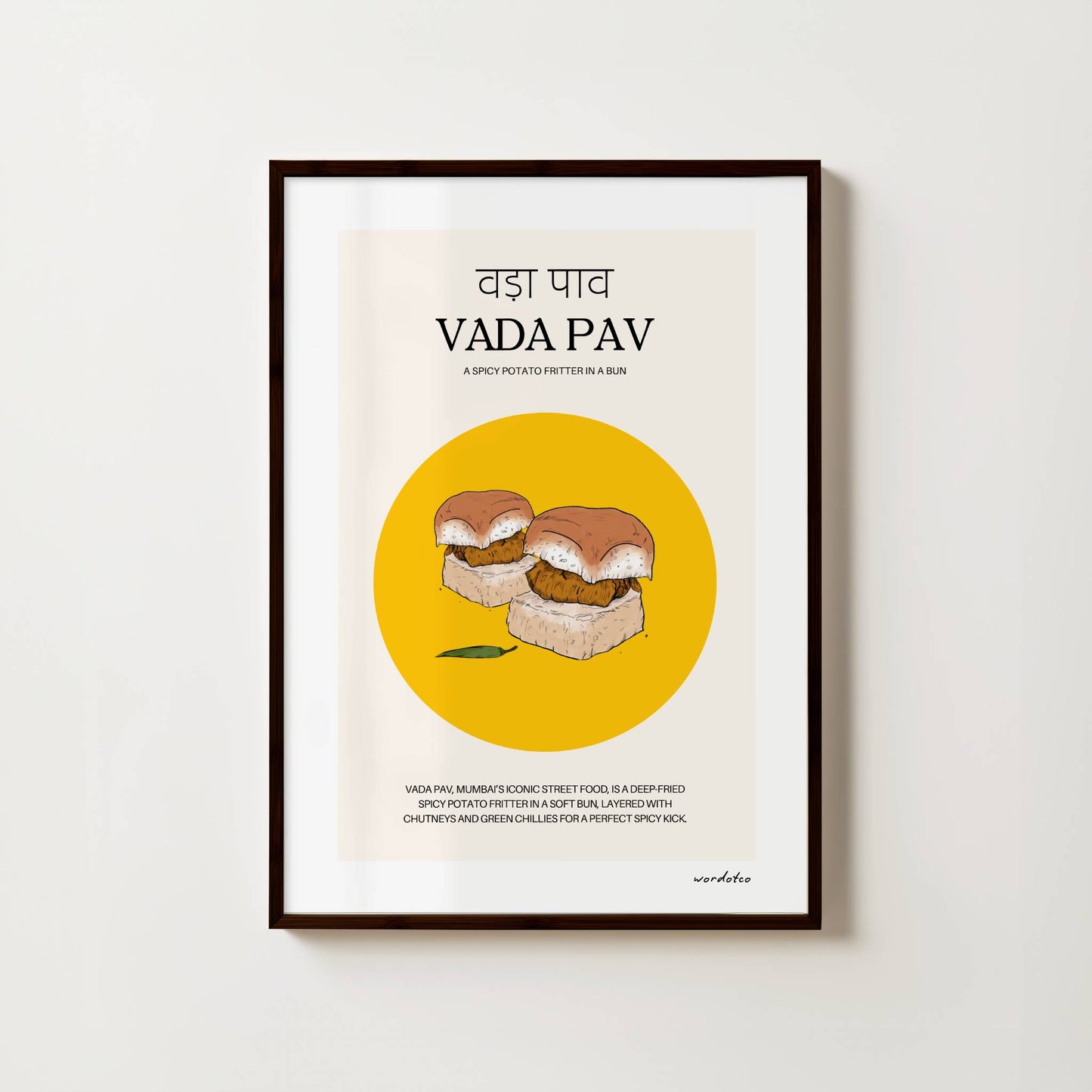 Vada Pav Poster Print