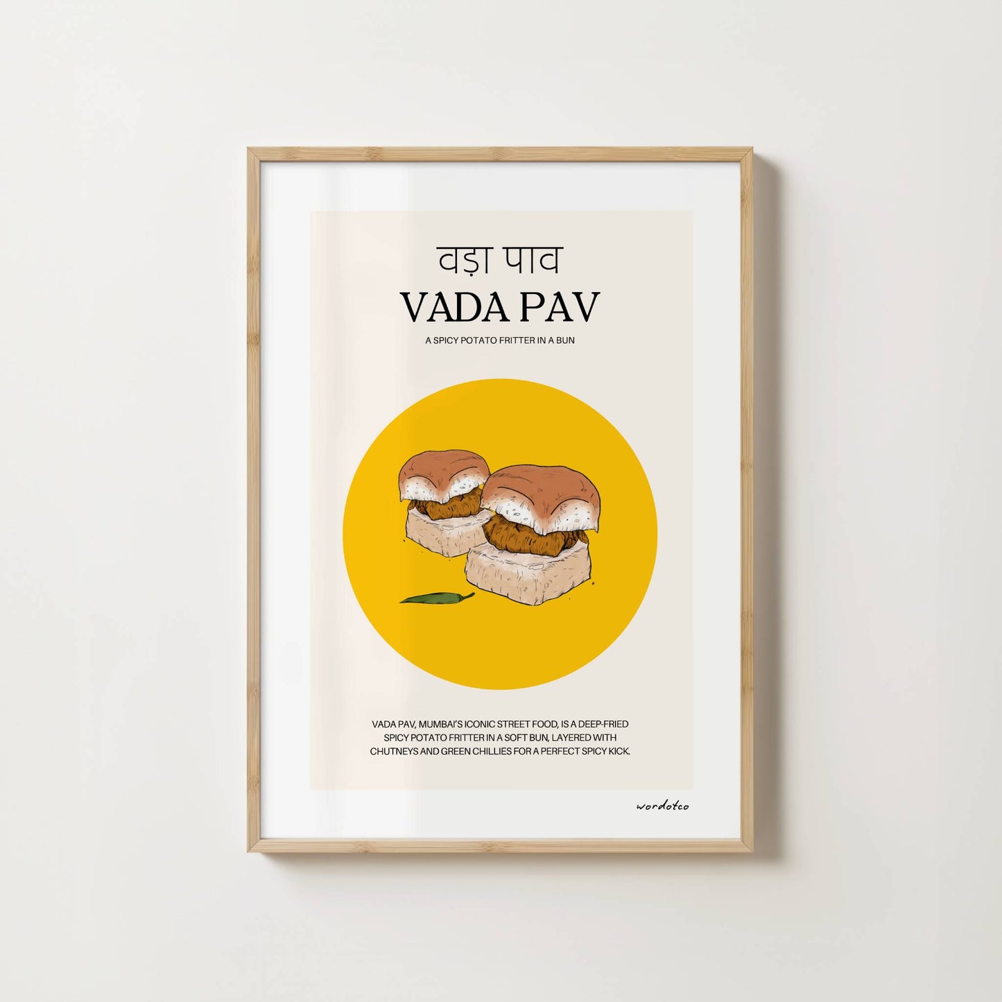 Vada Pav Poster Print