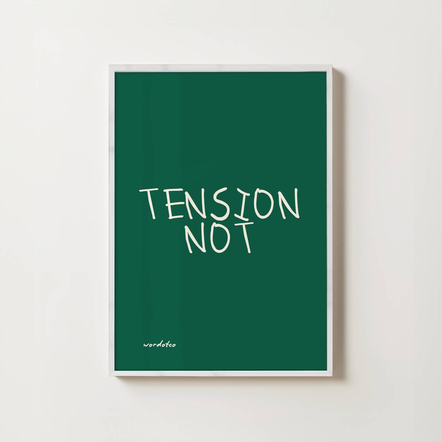 TENSION NOT PRINT