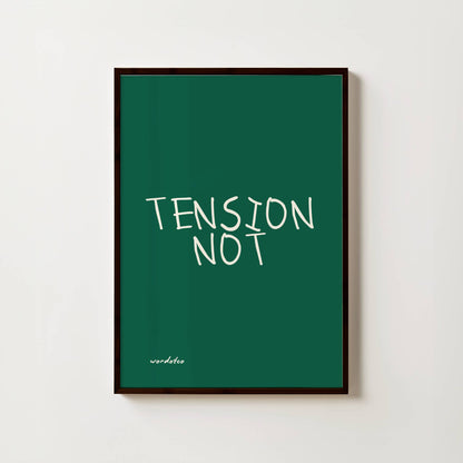 TENSION NOT PRINT