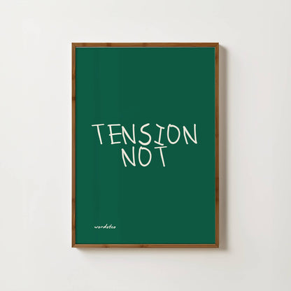 TENSION NOT PRINT