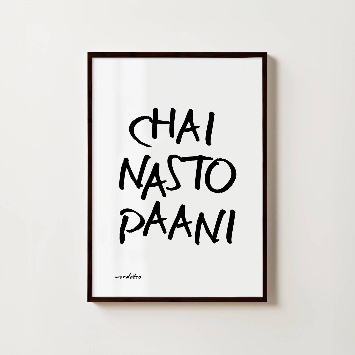 CHAI NASTO PAANI PRINT