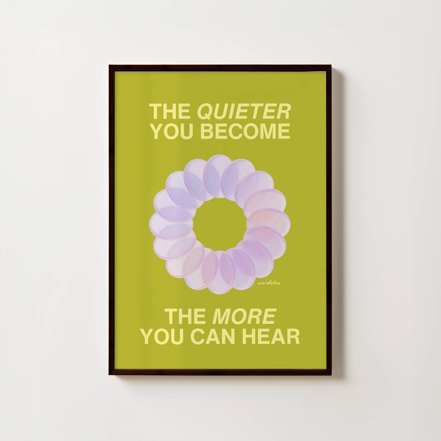 QUIETER & MORE PRINT