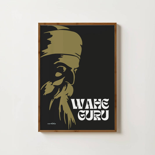 WAHE GURU PRINT