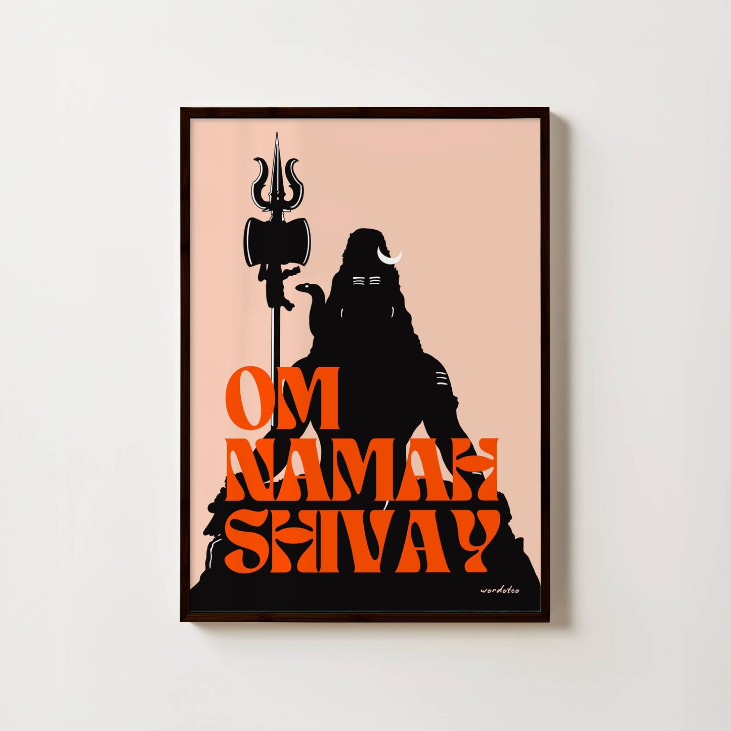 OM NAMAH SHIVAY PRINT