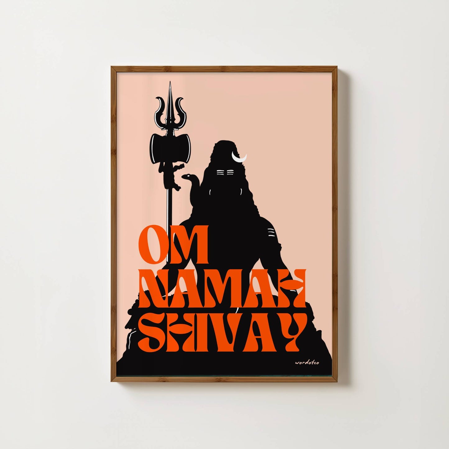 OM NAMAH SHIVAY PRINT