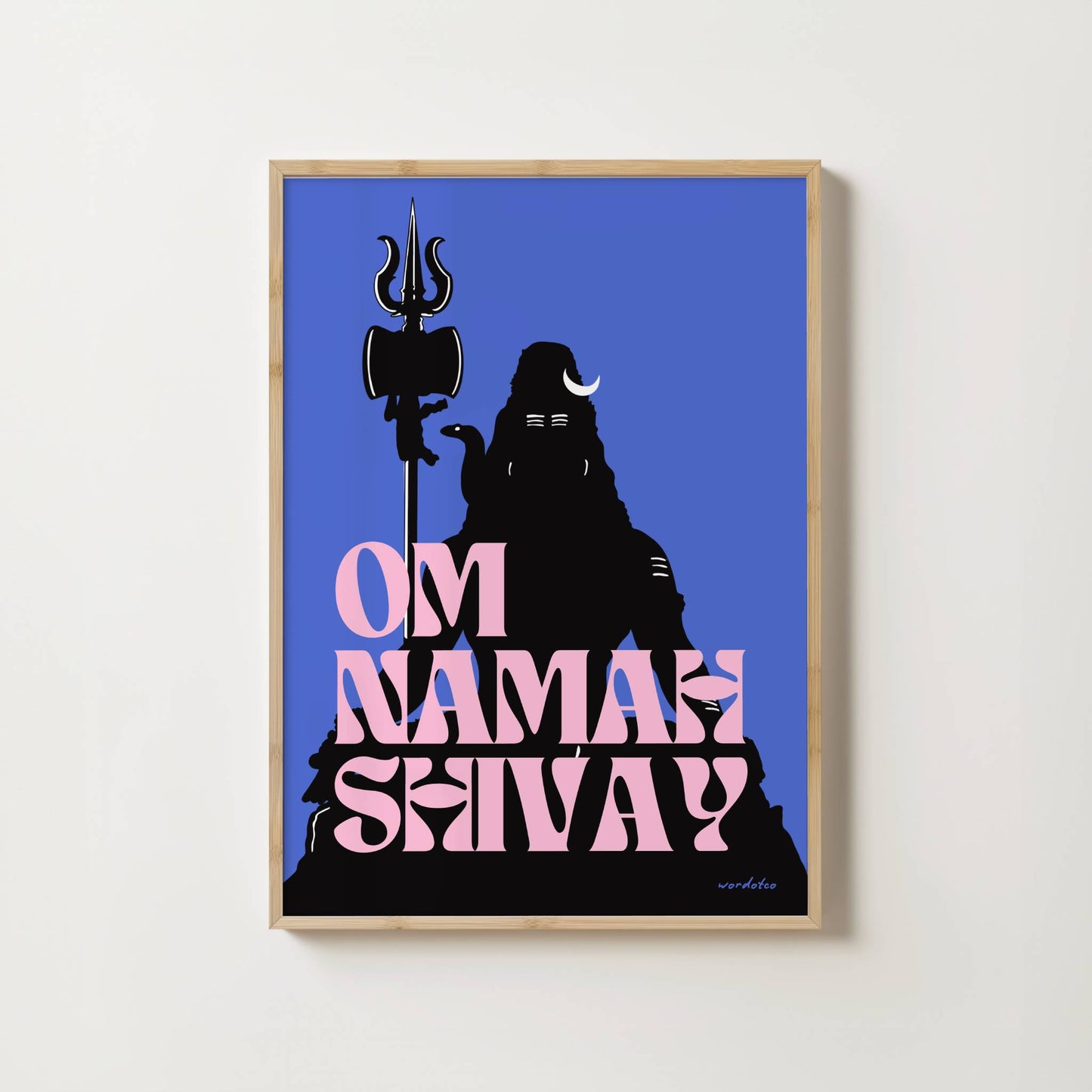 OM NAMAH SHIVAY PRINT