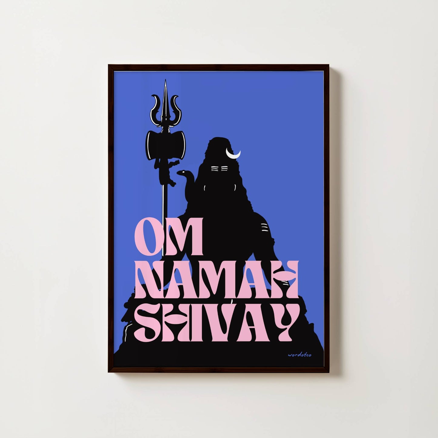 OM NAMAH SHIVAY PRINT