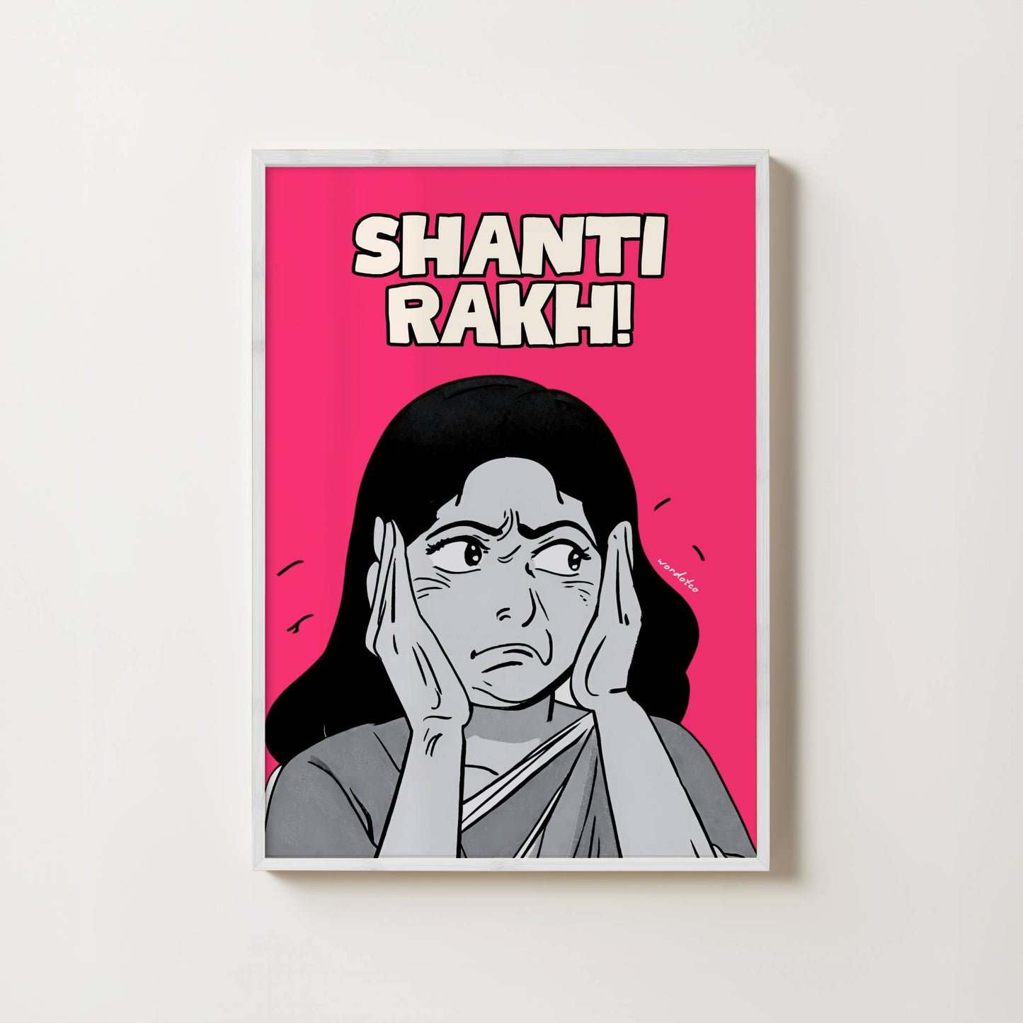 SHANTI RAKH PRINT