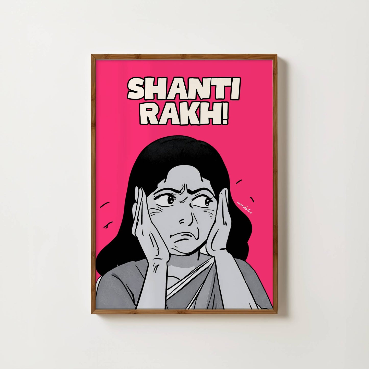 SHANTI RAKH PRINT